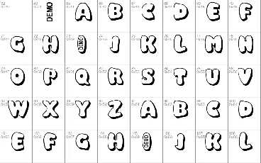 Balloony font