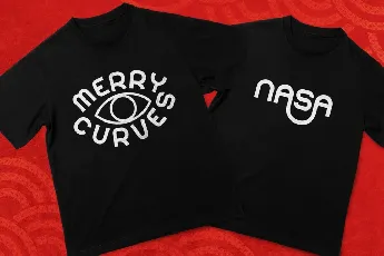 Merry Curves font