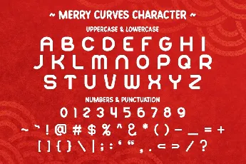 Merry Curves font