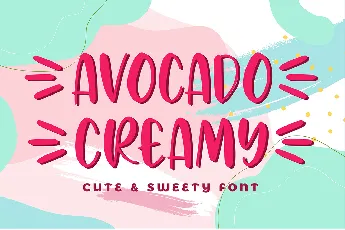 Avocado Creamy font