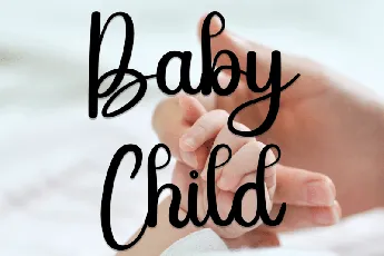 Baby Child Typeface font