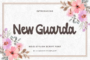 New Guarda font