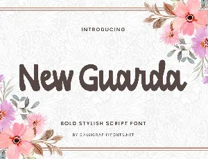 New Guarda font