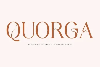 Quorga font