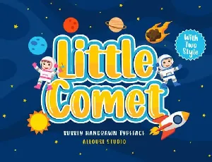 Little Comet Display font