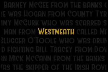 Westmeath font