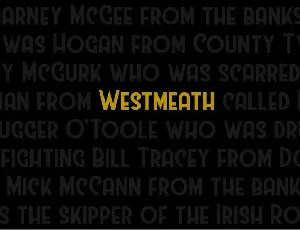 Westmeath font