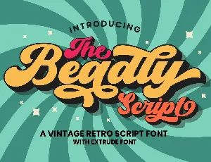 Beadly font