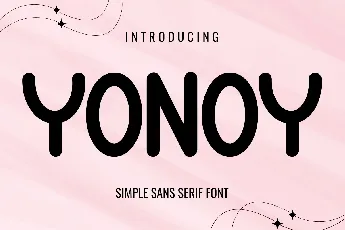 Yonoy font