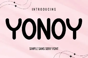 Yonoy font