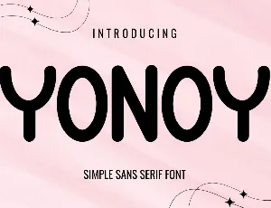 Yonoy font