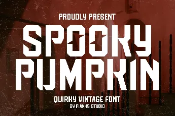 Spooky Pumpkin font