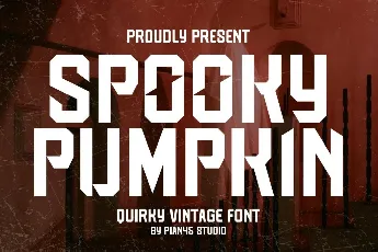 Spooky Pumpkin font