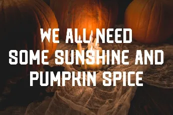 Spooky Pumpkin font