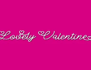 Lovely Valentine font