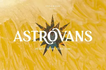 Astrovans font