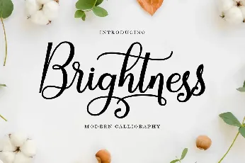 Brightness Script font