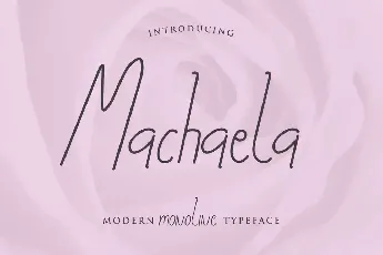 Machaela Demo font