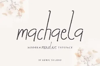 Machaela Demo font