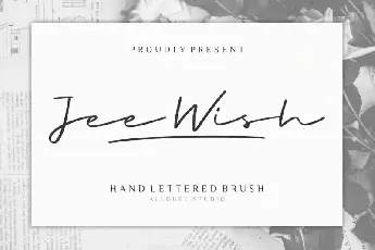 Jee Wish Handwritten font