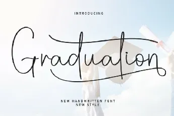 Graduation Script Typeface font