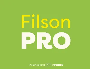 Filson Pro font