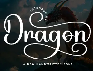 Dragon Script font