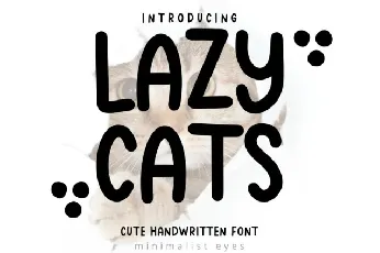 Lazy Cats Display font