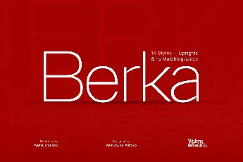 Berka Sans Serif font