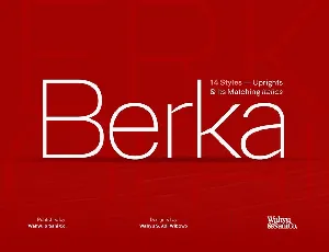 Berka Sans Serif font