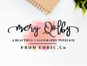 Mery Qolby Demo font