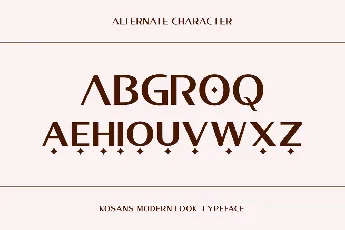 Kosans DEMO font