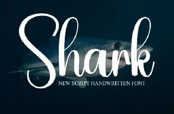 Shark Script font