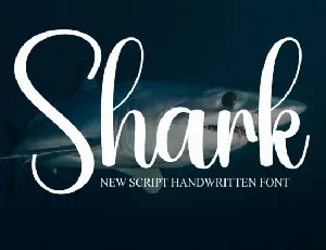 Shark Script font