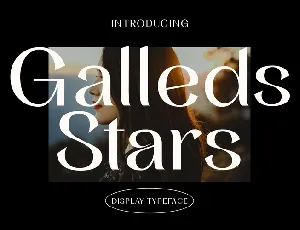 Galleds Stars font