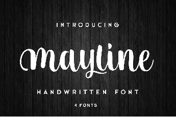 Mayline font