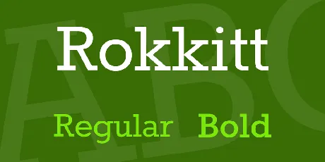 Rokkitt font