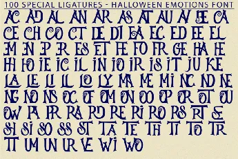 Halloween Emotions font