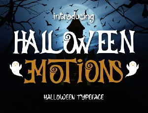 Halloween Emotions font