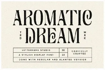 Aromatic Dream font