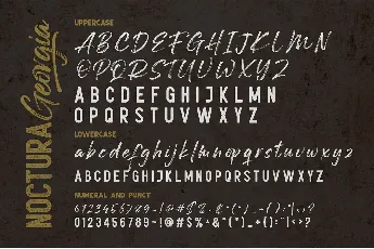 Noctura Georgia font