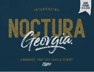 Noctura Georgia font