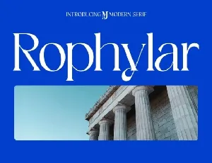 Rophylar font