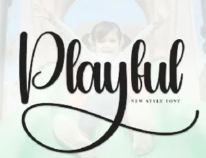 Playful Script font