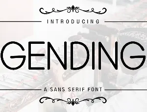 Gending font