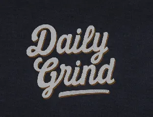 Daily Grind Script Free font