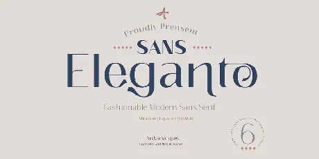 Eleganto Sans font