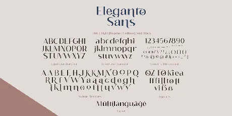 Eleganto Sans font