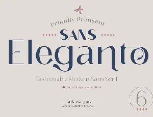 Eleganto Sans font