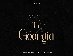 Georgia font